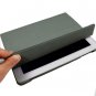 For Apple ipad 2 Cover Leather Case w/ Sleep Mode +Stand #Grey Tri-Pad Coutour