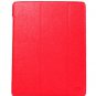 For Apple ipad 2 Cover Leather Case w/ Sleep Mode +Stand #Red Tri-Pad Coutour