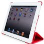 For Apple ipad 2 Cover Leather Case w/ Sleep Mode +Stand #Red Tri-Pad Coutour