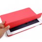 For Apple ipad 2 Cover Leather Case w/ Sleep Mode +Stand #Red Tri-Pad Coutour
