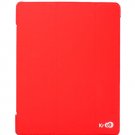 For Apple ipad 2 Cover Case w/ Smart Mode / Fold Stand #Red Tri-Pad Shell