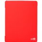 For Apple ipad 2 Cover Case w/ Smart Mode / Fold Stand #Red Tri-Pad Shell