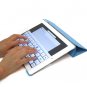 For Apple ipad 2 Cover Case w/ Smart Mode / Fold Stand #Baby-Blue Tri-Pad Shell
