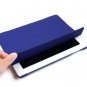 For Apple ipad 2 Cover Case w/ Smart Mode / Fold Stand #Blue Tri-Pad Shell