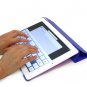 For Apple ipad 2 Cover Case w/ Smart Mode / Fold Stand #Blue Tri-Pad Shell