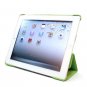 For Apple ipad 2 Cover Case w/ Smart Mode / Fold Stand #Neon Green Tri-Pad Shell
