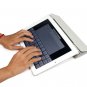 For Apple ipad 2 Cover TPU Case w/ Fold Stand Magenta Stripe
