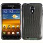 For Samsung Galaxy S II Epic 4G Touch D710 Cover Hard Case Carbon Fiber +Screen 2 in1