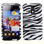 For Samsung Galaxy S II Epic 4G Touch D710 Cover Hard Case Zebra +Screen 2 in1