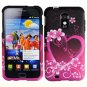 For Samsung Galaxy S II Epic 4G Touch D710 Cover Hard Case Love +Screen 2 in1