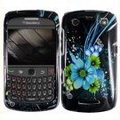 For BlackBerry Curve 9360/ 9370/ 9350 Cover Hard Case M-Flower