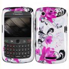 For BlackBerry Curve 9360/ 9370/ 9350 Cover Hard Case W-Flower