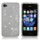 For Apple iphone 4S / 4 Cover Hard Case Crystal Bling Clear