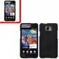 For AT&T Samsung Galaxy S II SGH-i777 Cover Hard Case Black+Screen 2 in1