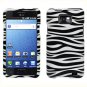 For AT&T Samsung Galaxy S II SGH-i777 Cover Hard Case Zebra +Screen 2 in1