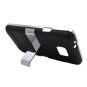 For AT&T Samsung Galaxy S II SGH-i777 Cover Hard Phone Case Chrome/ Black w Stand