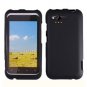 For HTC Rhyme Car Charger + Cover Hard Phone Case Black