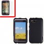 For HTC Rhyme Cover Hard Phone Case Black + Screen 2-in-1