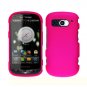 For Pantech Breakout Car Charger + Cover Hard Case H-Pink 2-in-1