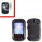 For Pantech Pursuit II Cover Hard Case Carbon Fiber +Screen 2-in-1