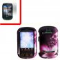 For Pantech Pursuit II Cover Hard Case L-Flower +Screen 2-in-1