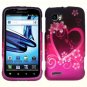 For Motorola Atrix 2 4G MB865 Car Charger +Cover Hard Case Love 2-in-1