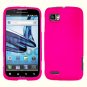 For Motorola Atrix 2 4G MB865 Car Charger +Cover Hard Case H-Pink 2-in-1