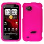 For HTC Rezound 4G Car Charger +Cover Hard Case H-Pink 2-in-1