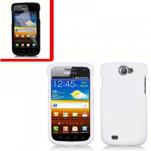 For Samsung Exhibit II 4G T679 Cover Hard Case White +Screen Protector