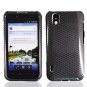 For LG Marquee LS855/ Optimus Black Cover Hard Case Carbon Fiber +Screen