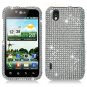 For LG Marquee LS855/ Optimus Black P970 Cover Hard Case Crystal Bling Clear