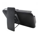 For Apple iphone 4s / 4 Cover Black Holster Belt Clp +Stand 3 in 1