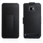 For Samsung Galaxy S II SGH-i777 / i9100 Cover Black Holster Belt Clp +Stand 3 in 1
