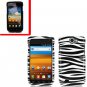 For Samsung Exhibit II 4G T679 Cover Hard Case Zebra +Screen Protector