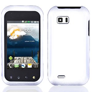 For LG MyTouch Q 4G Cover Hard Case Rubberized White