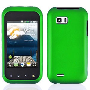 For LG Eclypse 4G Cover Hard Case Rubberized Green
