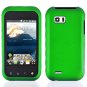 For LG Eclypse 4G Cover Hard Case Rubberized Green