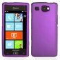 For AT&T Samsung Focus Flash Cover Hard Case Purple +Screen 2 in1