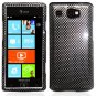 For Samsung Omnia W Car Charger +Hard Case Cover Carbon Fiber