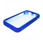 For Samsung Galaxy S Glide Cover Hard Case Blue +Screen 2 in1