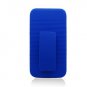 For AT&T Samsung Galaxy S II Skyrocket Cover Blue Case + Blue Holster Belt Clp +Stand 3 in 1