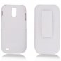 For Samsung Galaxy S II X Cover White Case + White Holster Belt Clp +Stand 3 in 1