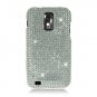 For Samsung Galaxy S II X Cover Hard Phone Case Crystal Bling Clear
