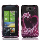For HTC Titan Cover Hard Phone Case Love