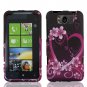 For HTC Titan Cover Hard Phone Case Love