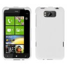 For HTC Titan Cover Hard Phone Case Rubberized White