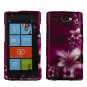For Samsung Omnia W Cover Hard Case L-Flower