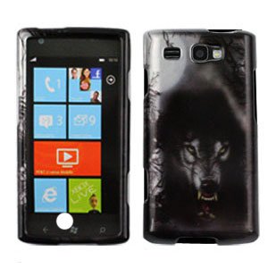 For Samsung Omnia W Cover Hard Case Wolf