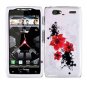 For Motorola Droid Razr Maxx Cover Hard Case R-Lily +Screen 2-in-1