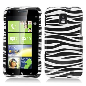 For Samsung Focus S Cover Hard Case Zebra